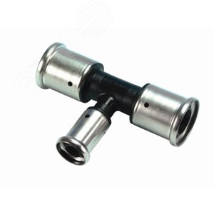 Тройник пресс 32х26х32 переходной, ПВДФ - Henco