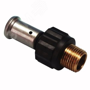 Муфта пресс 40х5/4'НР переходная, ПВДФ - Henco