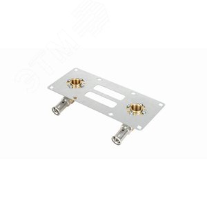 Двойная водорозетка для гипсокартона, латунь пресс, 16x1/2x16x1/2 - Henco