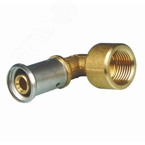 Угольник ВР 20х1/2' 90 град., пресс, латунь - Henco