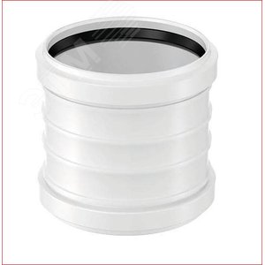 Муфта с упором 160 белая (1087222) - Uponor