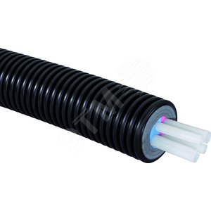 Труба теплоизолированная Ecoflex Quatro 2х40х3.7-2х40х5.5/200, PE-Xa EVOH, бухта 100м - Uponor