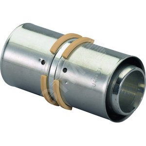 Соединитель пресс 40 латунь  S-PRESS (1046932) - Uponor
