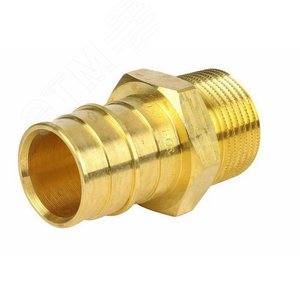 Штуцер Q&E 32 х 1‘ НР (R) DR-латунь (1047191) - Uponor