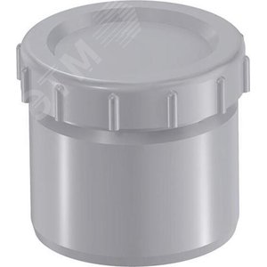 Пробка для прочистки 110 мм, серая (1051255) - Uponor
