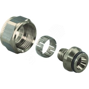 FLEX-X ЗАЖИМНОЙ АДАПТЕР ИЗ ПОКРЫТОЙ ЛАТУНИ PE-X 20X1.9/2.0-3/4ВР ЕВРОКОНУС 10Ф - Uponor
