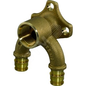 Планка монтажная с водорозетками 16 х 1/2‘ U-профиль Q&E латунь (1059820) - Uponor