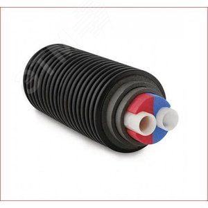 Труба теплоизолированная Ecoflex Aqua Twin 40X5,5-25X3,5/175, PE-Xa, бухта 200м - Uponor