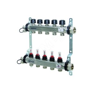 SMART S КОЛЛЕКТОР С РАСХОДОМЕРАМИ СТАЛЬНОЙ. ВЫХОДЫ 12X3/4 ЕВРОКОНУС 1У - Uponor