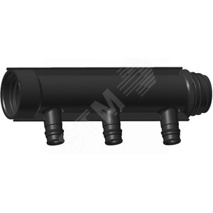 Коллектор Q&E PPM 1‘ х 3 выхода 16 мм межосевое 50 мм PPSU AQUA PLUS - Uponor