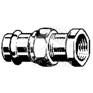 Муфта пресс 28 x 3/4‘ ВР со сгоном бронза Sanpress SC-Contur модель 2262 - VIEGA