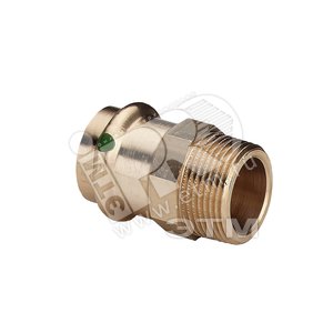 Муфта пресс 76.1 х 2‘1/2 НР бронза Sanpress XL SC-Contur модель 2211XL - VIEGA