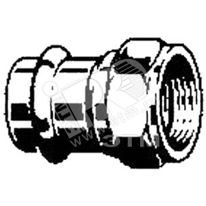 Муфта пресс 42 х 1‘1/4 бронза Sanpress SC-Contur модель 2212 - VIEGA