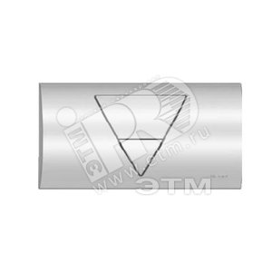 Кнопка смыва Visign нажимная V-Line хромированная модель 83101 (406912) - VIEGA