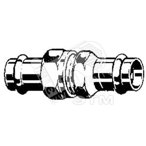 Муфта пресс 22 со сгоном нержавеющая сталь Sanpress Inox SC-Contur модель 2360 - VIEGA