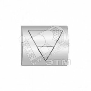 Кнопка смыва Visign for Life1 для писсуара хромированная механическая модель 81281 (448806) - VIEGA
