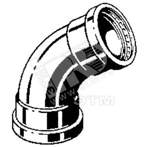 Уголок пресс 45 градусов 108.0 нержавеющая сталь Sanpress Inox XL SC-Contur модель 2326XL (482671) - VIEGA