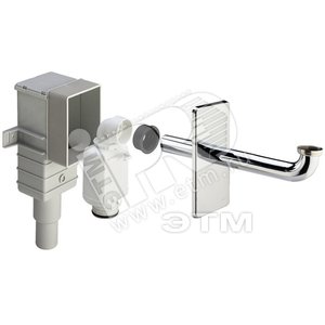 Сифон для скрытого монтажа из пластика 1‘1/4 х 40/50 с горизонтальным отводом модель 56331 - VIEGA