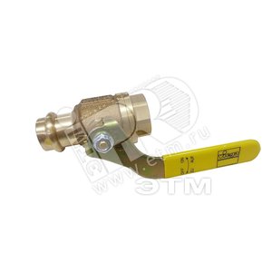 Кран пресс 15 х 1/2‘ ВР газовый бронза Profipress G SC-Contur модель 26704 - VIEGA