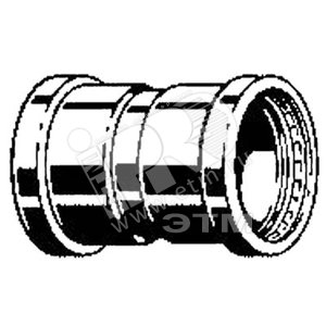 Муфта пресс 88.9 оцинкованная сталь Prestabo XL SC-Contur модель 1115XL (597740) - VIEGA