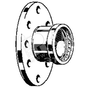 Фланец пресс (DN80) 88.9 оцинкованная сталь Prestabo XL SC-Contur модель 1159XL (598228) - VIEGA