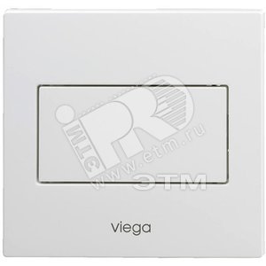 Кнопка смыва Visign for Style11 белая механическая модель 83322 - VIEGA