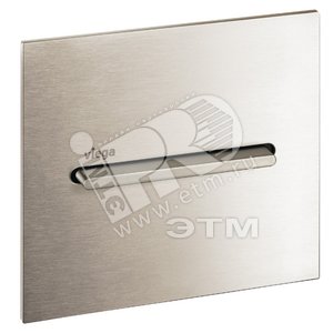 Кнопка смыва Visign for More104 для механического слива металл матовая хром модель 83542 (599010) - VIEGA