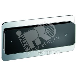 Кнопка смыва Visign for More103 стекло черный модель 83551 (605858) - VIEGA