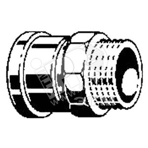 Муфта пресс 76.1 х 2‘1/2 НР оцинкованная сталь Prestabo XL SC-Contur модель 1111XL - VIEGA