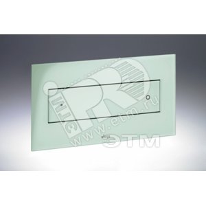 Кнопка смыва Visign for Style12 для Visign2 прозрачная/зеленая мята модель 83321 - VIEGA