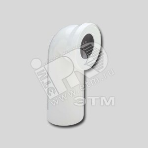 Отвод 90 град. 100 белый уплотнение модель 3811 (100551) - VIEGA