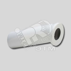 Отвод 22.5 градуса 100 х 150 белый уплотнение модель 3813 (101855) - VIEGA