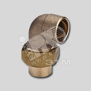 Сгон пайка угловой 22 х 1‘ с внутренней резьбой модель 94096G (94096G 22x1) - VIEGA