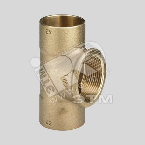 Тройник пайка 28 х 3/4‘ с внутренней резьбой модель 94130G (94130G 28x3/4x28) - VIEGA