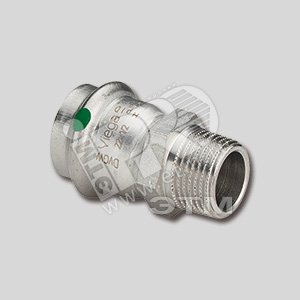 Муфта пресс 108.0 х 4‘ НР нержавеющая сталь Sanpress Inox XL SC-Contur модель 2311XL - VIEGA