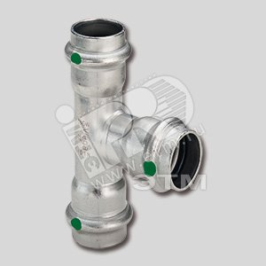 Тройник пресс 108.0 х 88.9 х 108.0 нержавеющая сталь Sanpress Inox XL SC-Contur модель 2318XL - VIEGA