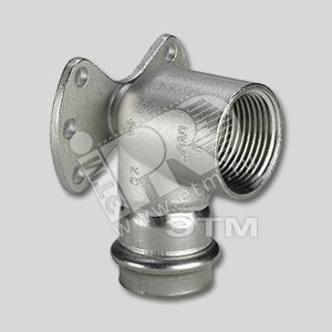 Водорозетка пресс 22 х 1/2‘ ВР нержавеющая сталь Sanpress Inox SC-Contur модель 23255 - VIEGA