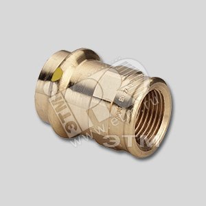 Муфта пресс 18 х 3/4‘ ВР бронза Profipress G SC-Contur модель 2612 (346409) - VIEGA