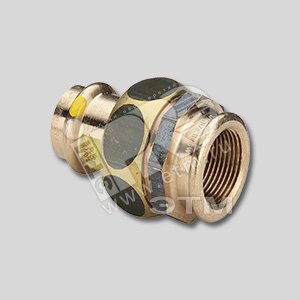 Муфта пресс 54 х 2‘ ВР со сгоном бронза Profipress G SC-Contur модель 2652 - VIEGA
