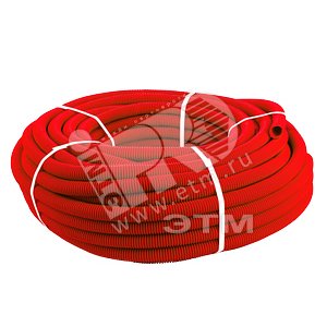 Кожух для трубы 25 диаметр 40 мм красный бухта 30м (SK 40040к) - VALTEC