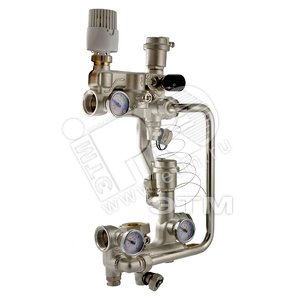 Узел насосно-смесительный с термоголовкой без насоса монтажная длина насоса 180мм - VALTEC
