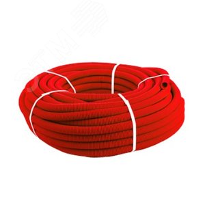 Труба гофрированная 32 красная, для трубы 20, бухта 50м - VALTEC