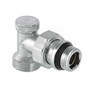 Клапан настроечный угловой (с доп. уплотнением) 1/2'+ евроконус - VALTEC