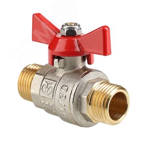 Кран шаровой 1' НН ручка бабочка BASE - VALTEC