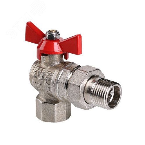 Кран шаровой угловой со сгоном 3/4' ВН BASE