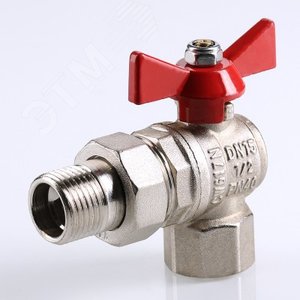 Кран шаровой угловой со сгоном 3/4' ВН BASE 3