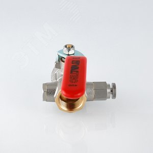 Кран шаровой 1/2' ВВ с дренажом и воздухоотводчиком BASE 2