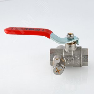 Кран шаровой 1/2' ВВ с дренажом и воздухоотводчиком BASE 4