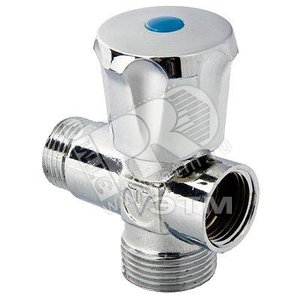 Вентиль-тройник 1/2'x3/4'x1/2' для подключения санитарных приборов - VALTEC