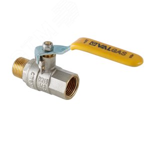 Кран шаровой газовый 1/2' ВН рукоятка VALGAS - VALTEC